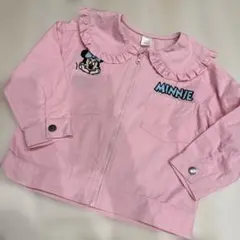 フタフタ　ミニーマウス フリル丸襟ジャケット 120