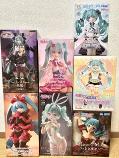 【7体セット】初音ミク　プライズフィギュア　まとめ売り