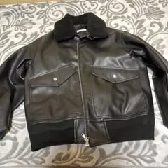 WYM 25AW 襟ボアレザーブルゾン