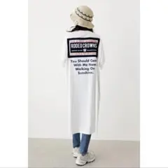 RODEO CROWNS タグパッチワンピース ホワイトのサムネイル