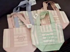 [新作] Trader Joe's ミニストライプトートバック　4つセットのサムネイル