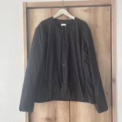 Sanideiz ノーカラーシャケット L 黒