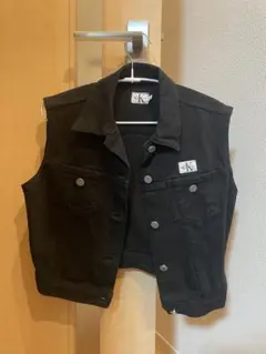 Calvin Klein Jeans ブラックデニムベスト