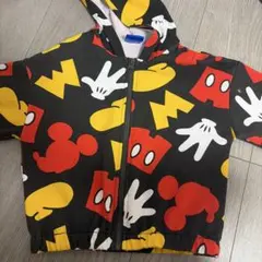 ミッキーマウス フード付きパーカー 100