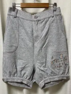 1000円OFF★【ScoLar】刺繍入り ショートパンツ グレーのサムネイル