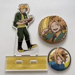 ヒロアカ　上鳴電気 アクリルスタンド 缶バッジ