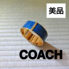 【美品‼️】コーチ COACH バングル ブレスレット ネイビー レディースのサムネイル