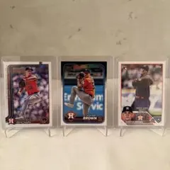 topps HUNTER BROWN ハンター・ブラウン ルーキーカード含む3枚