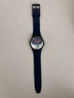 SWATCH スウォッチ ブラック アナログ 腕時計