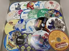 Ag Wii WiiU ゲームソフト ディスクのみ 22枚セット