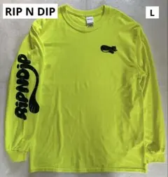 RIPNDIPリップンディップ ロードニャーマルスリーブプリントTee 蛍光 Lのサムネイル