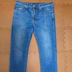 MUJI RELAXED SLIM ストレートデニム 32(81cm)