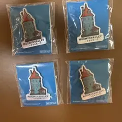 MOOMINVALLEY PARK ピンバッジ 4個セット