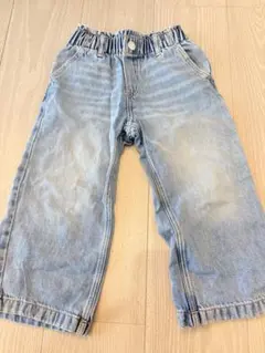 ウエストゴム デニムパンツ ライトブルーのサムネイル