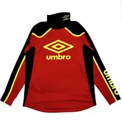 着用1回 UMBRO ハイネック 長袖 シャツ 刺繍ロゴ 三笘薫