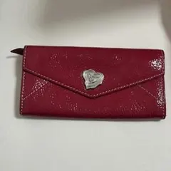 長財布　ヴィヴィアンウエストウッド 紫 インク　オーブ　スタンプ