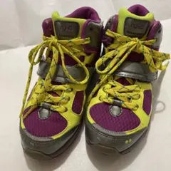ryka Tenacious ハイカットスニーカー 紫/黄/銀のサムネイル