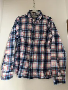 値下げHollister ホリスター　チェック　ネルシャツ　L コットン100%