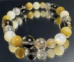 スモーキークォーツ タイチンルチル ゴールデンタイガーブレスレット