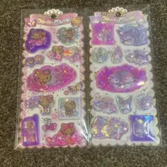 キラキラウォーターinシール　サンリオ　キティ　マイメロ　クロミ