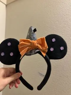 東京ディズニーランド　ミニーマウスハロウィンカチューシャ