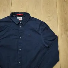 マ*！様 US古着 TOMMY JEANS トミージーンズ ネイビー 紺色 XL