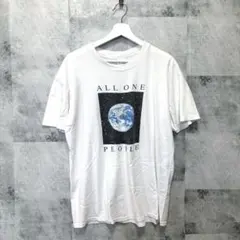 80s〜90s 地球 Tシャツ USA製 シングルステッチ