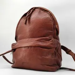 美品 dan genten ダンゲンテン ゴートヌメ リュック ブラウン - メルカリ