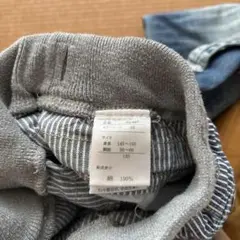 デニム　ハーフパンツ 145~155cm