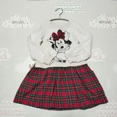 Babygap ミニーちゃん チェックワンピース 110cm程度