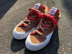 sacai×NIKE BLAZER LOW BRITISH TAN 26.5