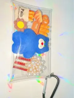 モジョジョジョ　フィギュアマスコット　nicky 青ネコ ガチャ詰め ポーチ