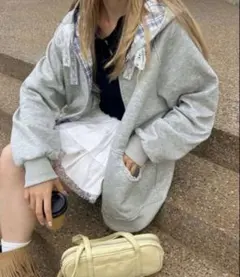 ソルロン sollon ロマンティックレースポイントパーカー