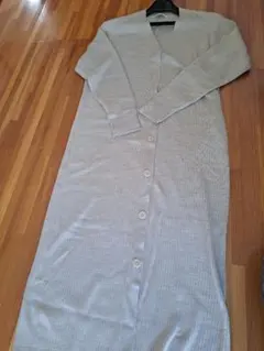 ユニクロ　ロングカーディガン ロングニットワンピース　Mサイズ