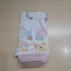 ダッフィーアンドフレンズ　巾着ペンポーチ　ペンケース　筆箱