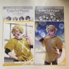 カラフルピーチ たっつんさん　クリアポスター2種 おまけブロマイド付き