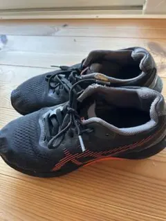 ASICS キッズスニーカー レーザービーム 黒 23cm