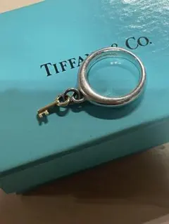 ティファニー TIFFANY Tモチーフ サークル キーリング ヴィンテージ ティファニー TIFFANY Tモチーフ サークル キーリング ヴィンテージ