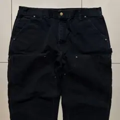 USA製 Carhartt ダブルニーペインターパンツ BLK W36L30