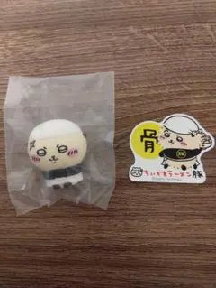 ちいかわラーメン豚 ソフビ人形 ソフビフィギュア ラッコ