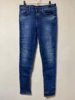 ZARA BASIC スキニーデニム ダークブルー