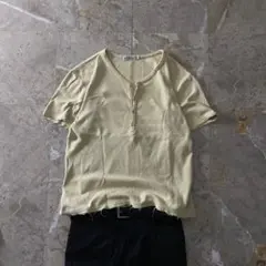 archive henley neck s/s Tee grunge Y2Kのサムネイル