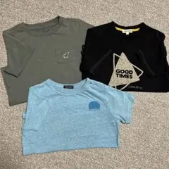 Tシャツ 3枚セット（グレー・黒・水色）