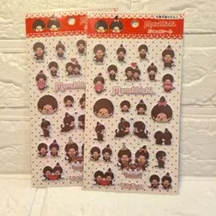 モンチッチ プクっとシール 2点セット【匿名配送】新品　セリア　キャンドウ