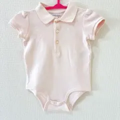 《美品》Ralph Lauren ポロロンパース 6M ピンク　70cm 半袖
