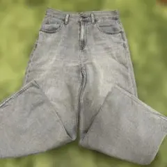 UNIQLO ドレープワイドフレアジーンズ　25インチ63.5cm) レディース