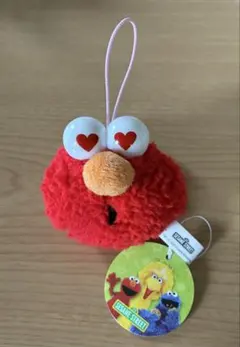 セサミストリート エルモ フェイスマスコット