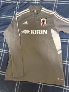 【サッカー日本代表】adidas 日本代表 ジャージ XLサイズ グレー