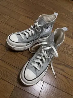 CONVERSE トレックウェーブ　グレー 厚底 ハイカット