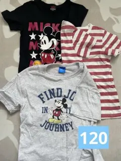 まとめ売り　Tシャツ 半袖　120 ベビードール　ミッキー　ディズニー